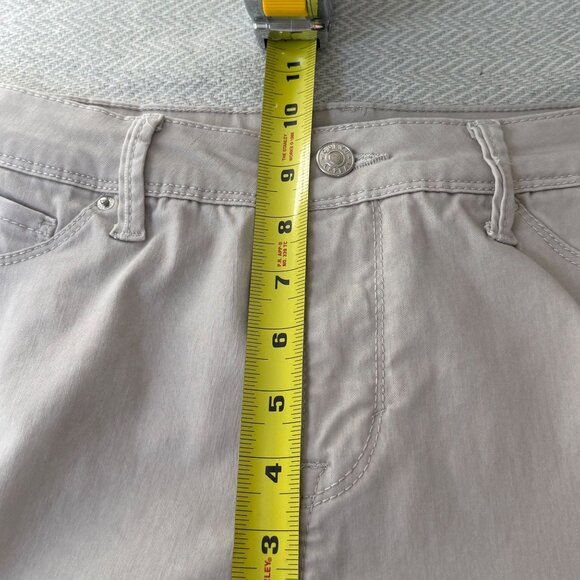 Curve Appeal Minimalist Jegging Jeans Womens 6 Cream Stretch Elegant Classic - Picture 11 of 14